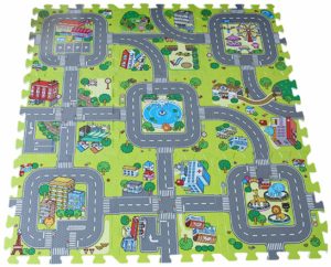 Y-BOA – tapis de sol Puzzle 9 pieces – circuits de route